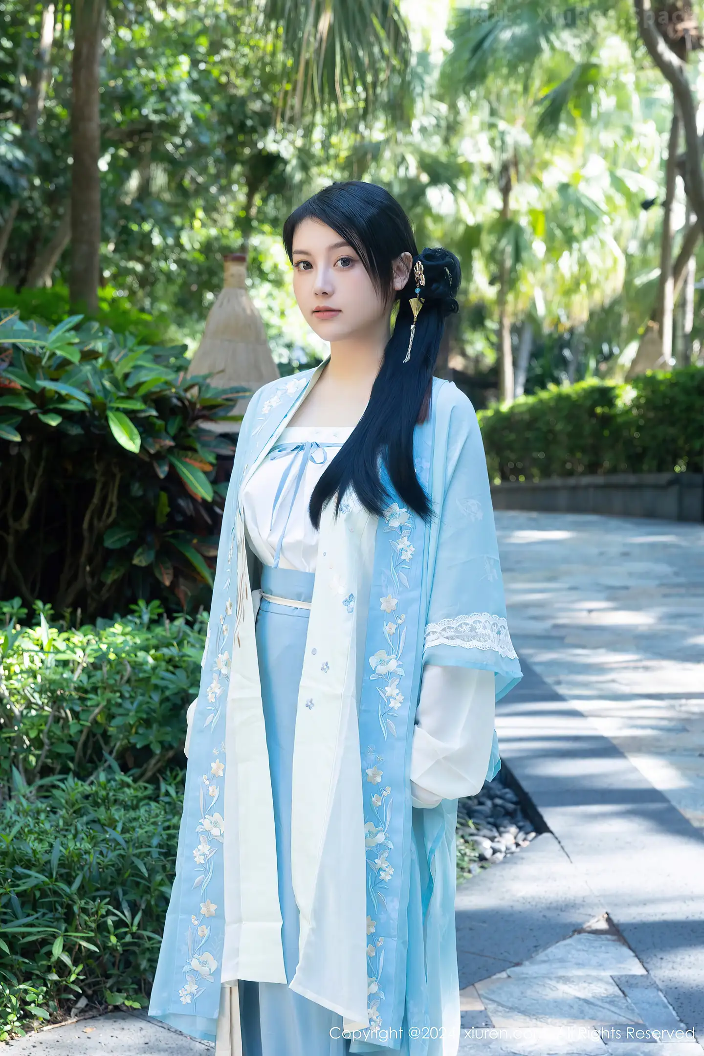 图片[2]-[Xiuren秀人网] 2024.04.03 VOL.8343 模特合集女神小逗逗＆唐安琪姐妹花OL职业装露性感内衣诱惑写真80P-秀人网官方网站